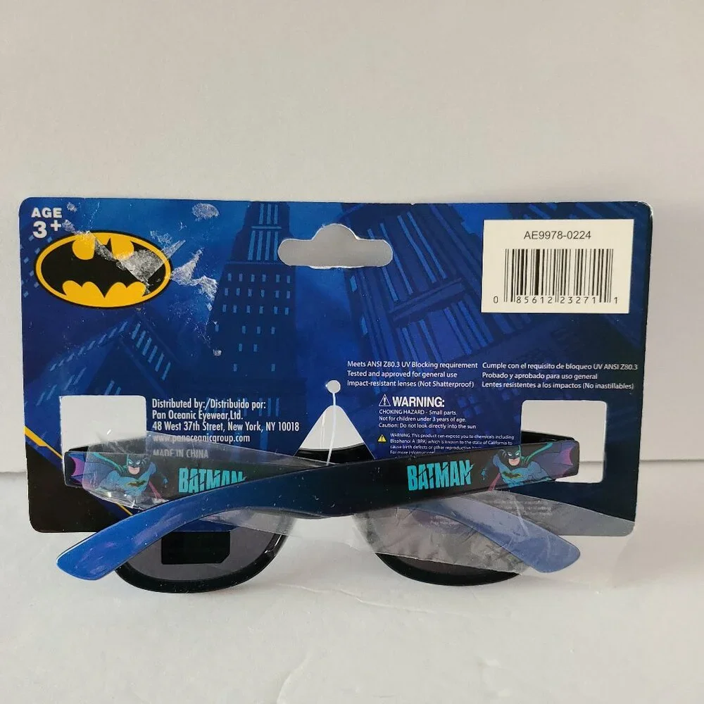 MINECRAFT & BATMAN TODDLER BOY'S SUNGLASSES- 2 PAIR BUNDLE -NWT
